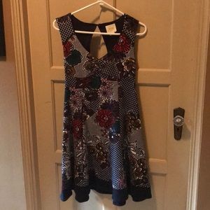 Anthropologie floral dress
